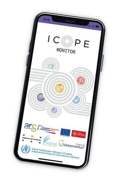 ICOPE Monitor sur téléphone